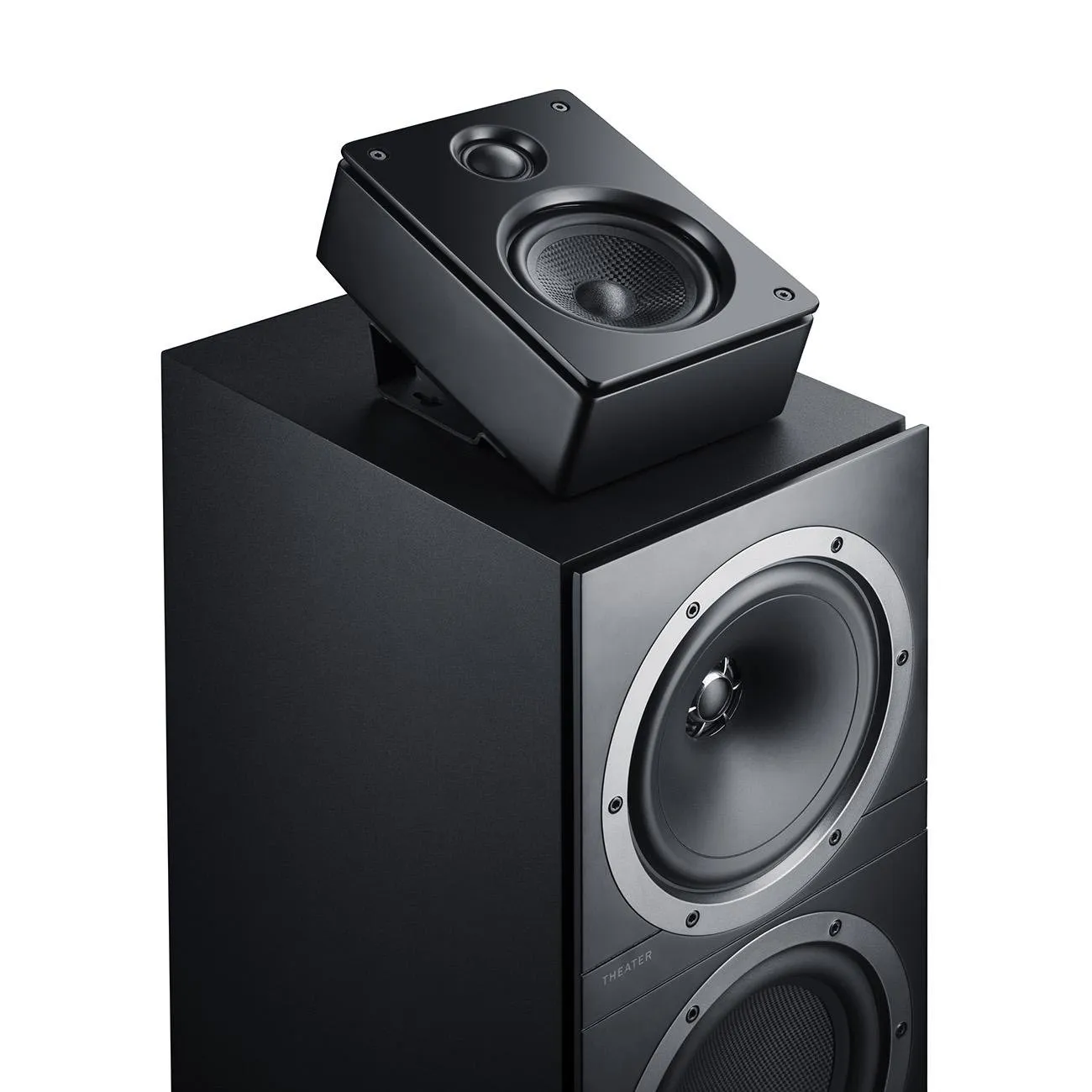 Teufel Reflekt Enceinte Dolby Atmos paire noir effet vertical