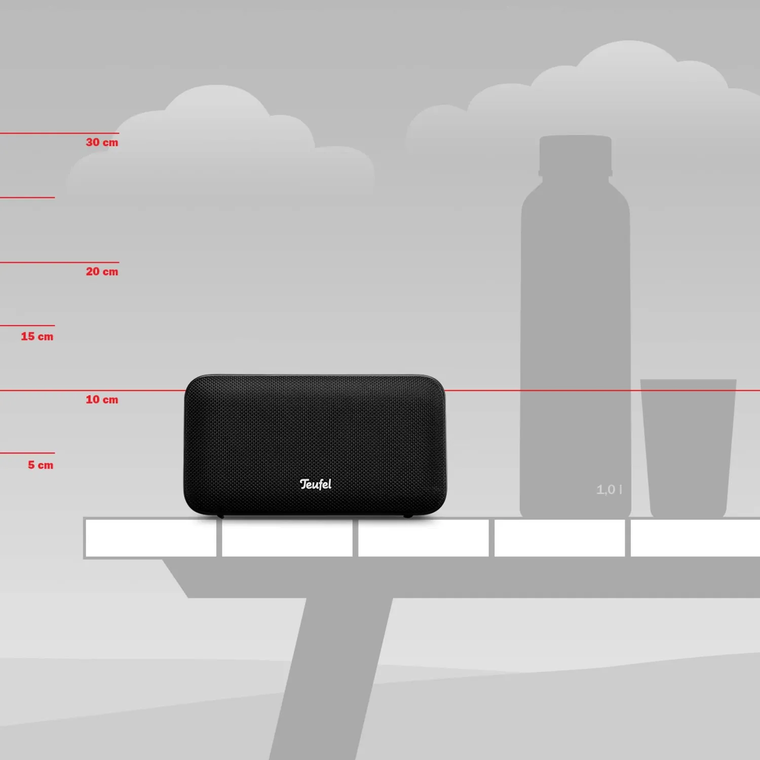 Teufel MOTIV GO Voice enceinte Wi-Fi Bluetooth noire stéréo