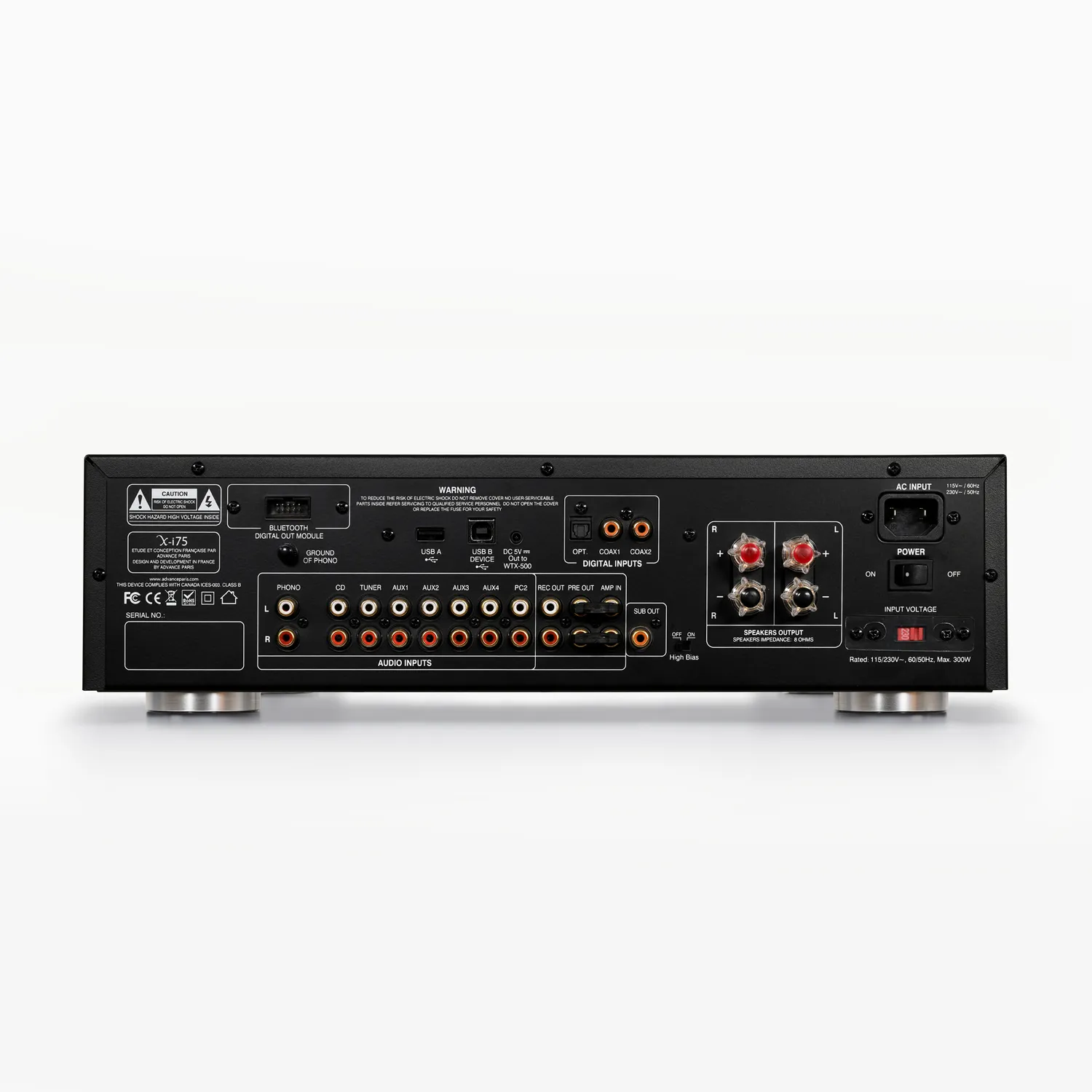 Advance Paris Classic Line X-i75 amplificateur hi-fi Hi-Bias