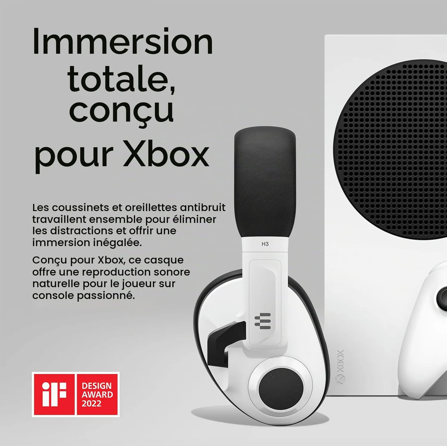 EPOS H3 Xbox Edition casque gaming filaire fermé