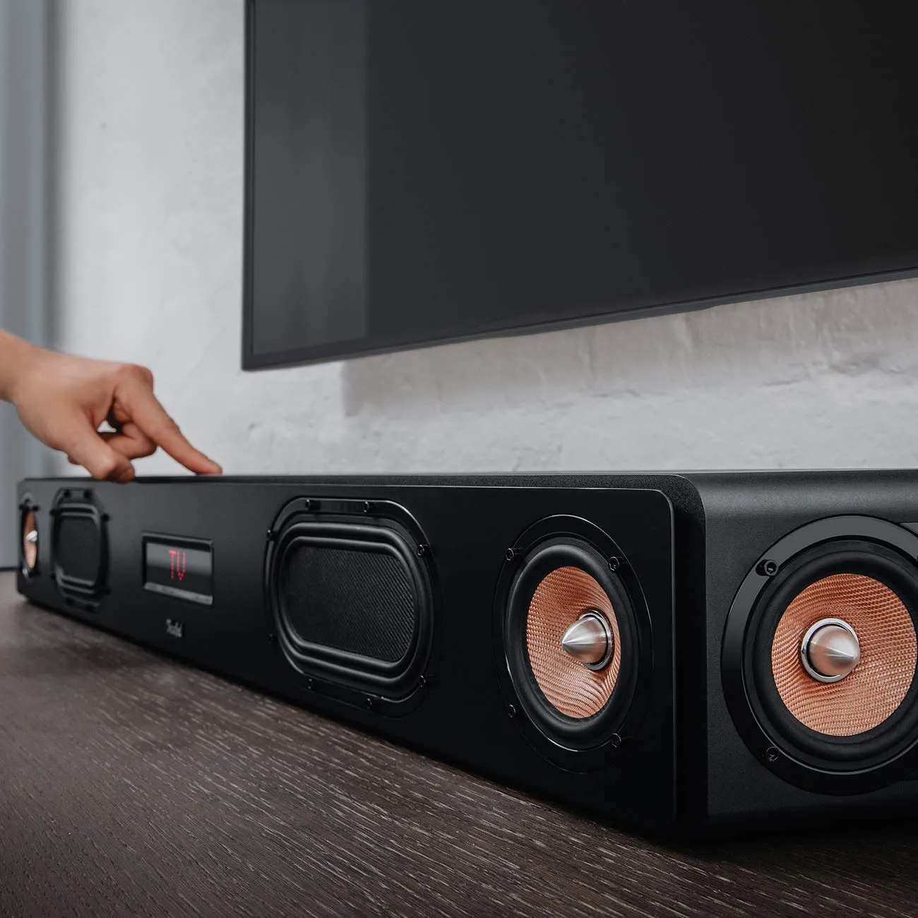 Teufel ULTIMA Cinebar Ultima barre de son blanche 380 W