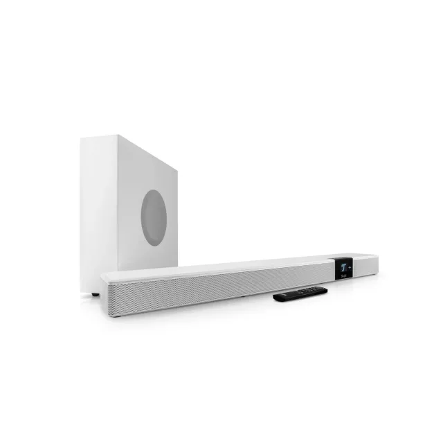 Teufel CINEBAR 22-5.1 barre de son blanche Dolby Atmos