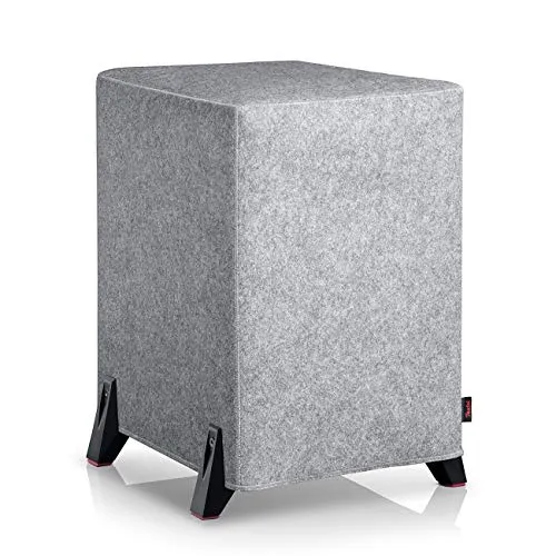 Teufel T 10 housse caisson gris clair textile
