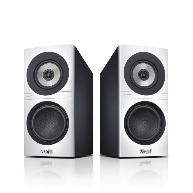 Teufel DEFINION 3S enceintes bibliothèque stéréo blanches