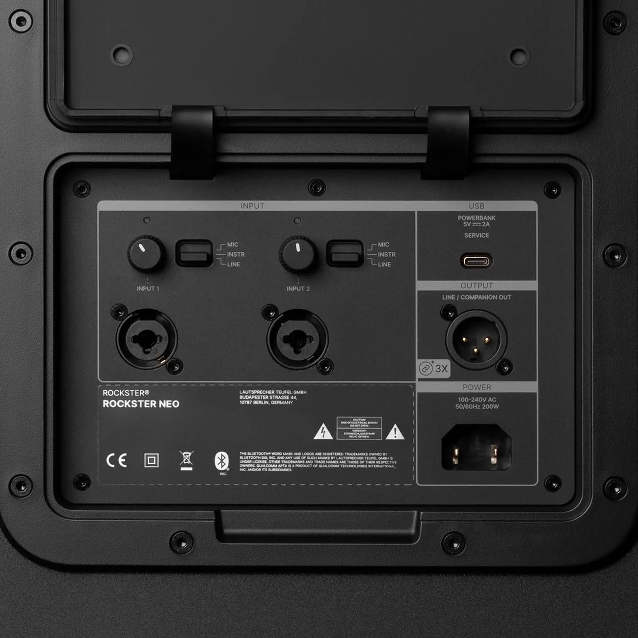 Teufel Rockster Neo ensemble stéréo noir 130 dB