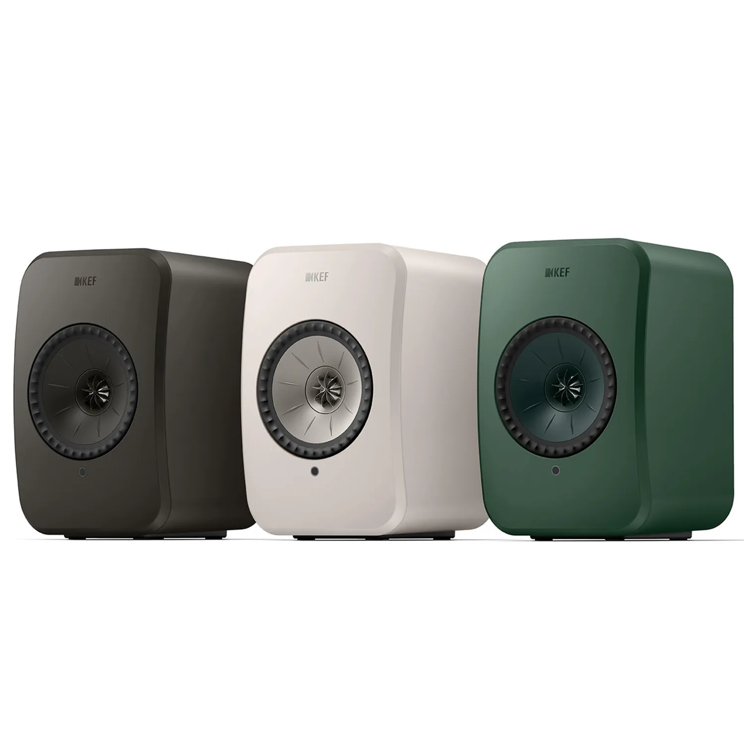 KEF LSX II LT enceintes sans fil grises