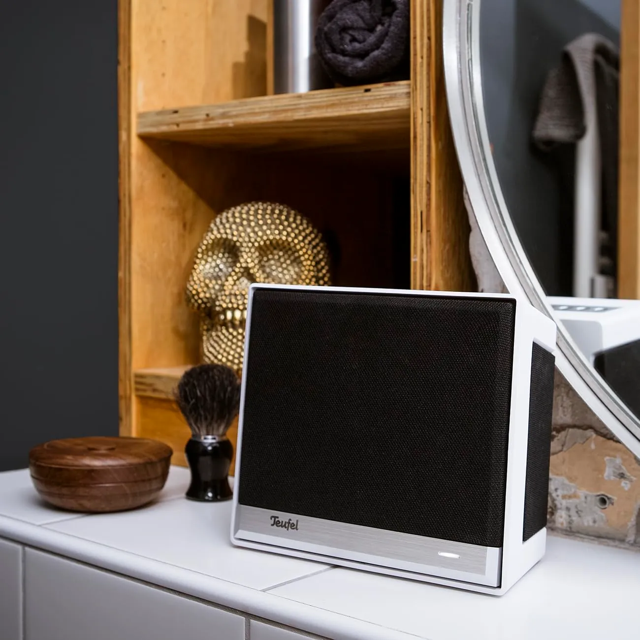Teufel ONE S enceinte multiroom Bluetooth Wi-Fi blanche