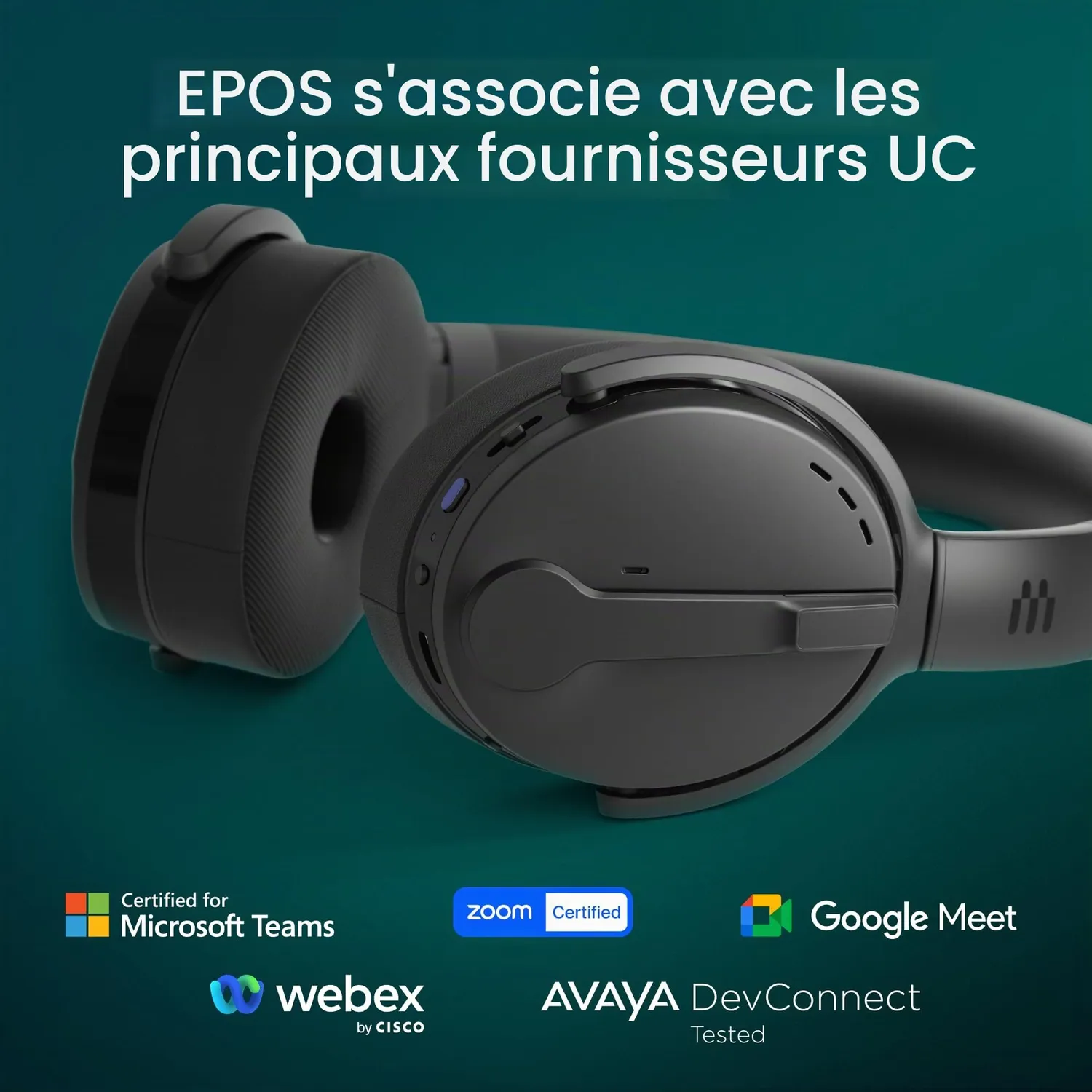 EPOS ADAPT 560 II casque Bluetooth avec ANC
